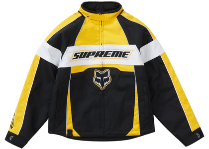 Supreme Fox Racing Jacket Yellow - authentic Supreme apparel