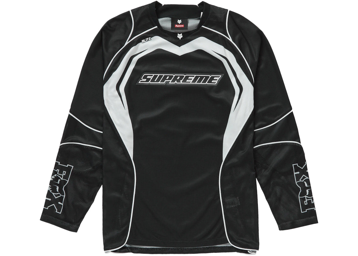 Supreme Fox Racing Jersey Black - vue 360
