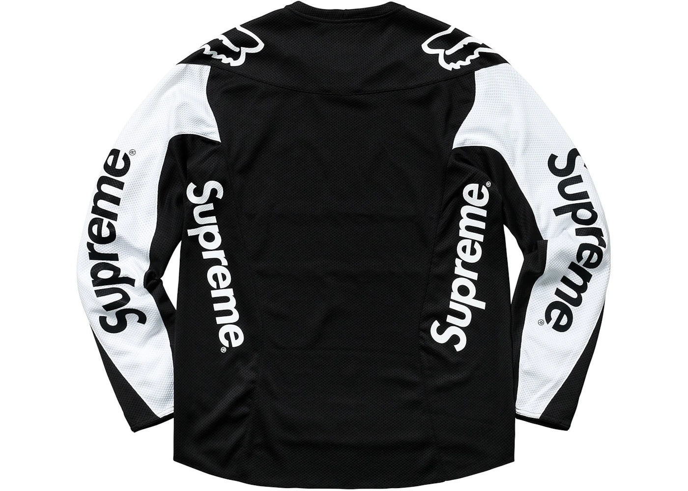 Supreme Fox Racing Moto Jersey Top Black - vue secondaire B