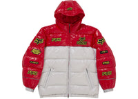 Supreme Fox Racing Shiny Down Puffer Jacket White
