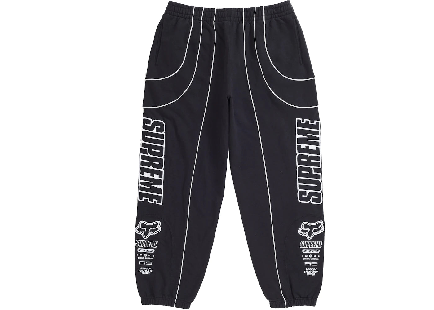 Supreme Fox Racing Sweatpant (FW25) Black - vue secondaire A