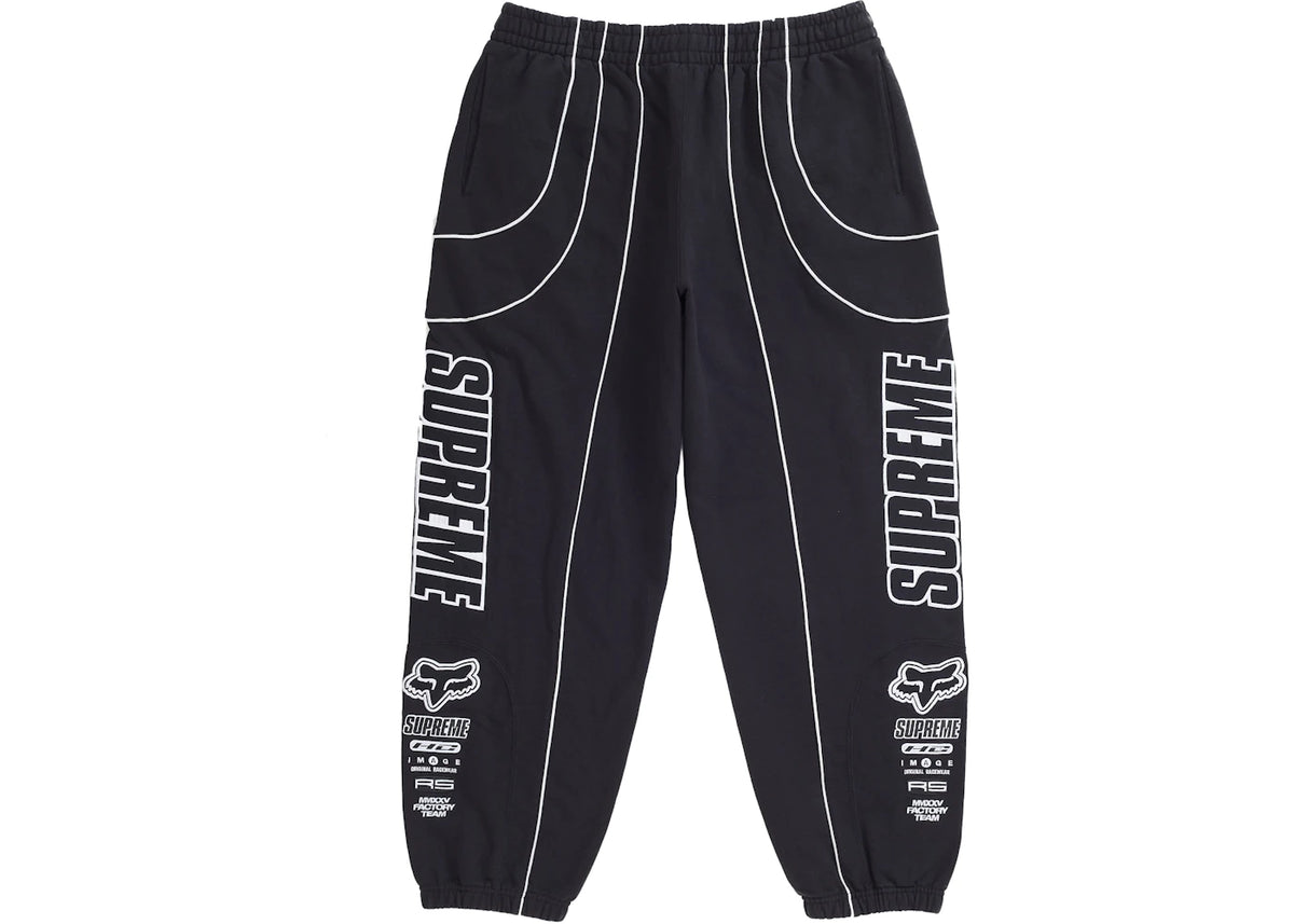 Supreme Fox Racing Sweatpant (FW25) Black - vue 360