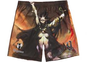Supreme Frazetta Soccer Short Woman With Scythe - vue 360