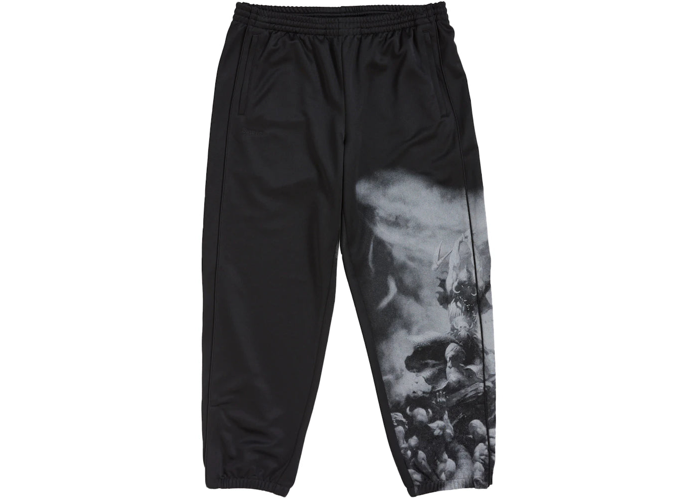 Supreme Frazetta Track Pant Black - vue secondaire A