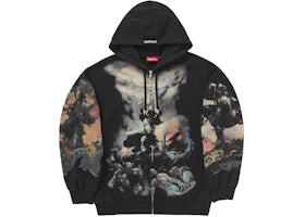 Supreme Frazetta Zip Up Hooded Sweatshirt Black