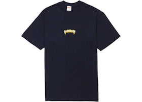 Supreme Fronts Tee Navy - vue 360