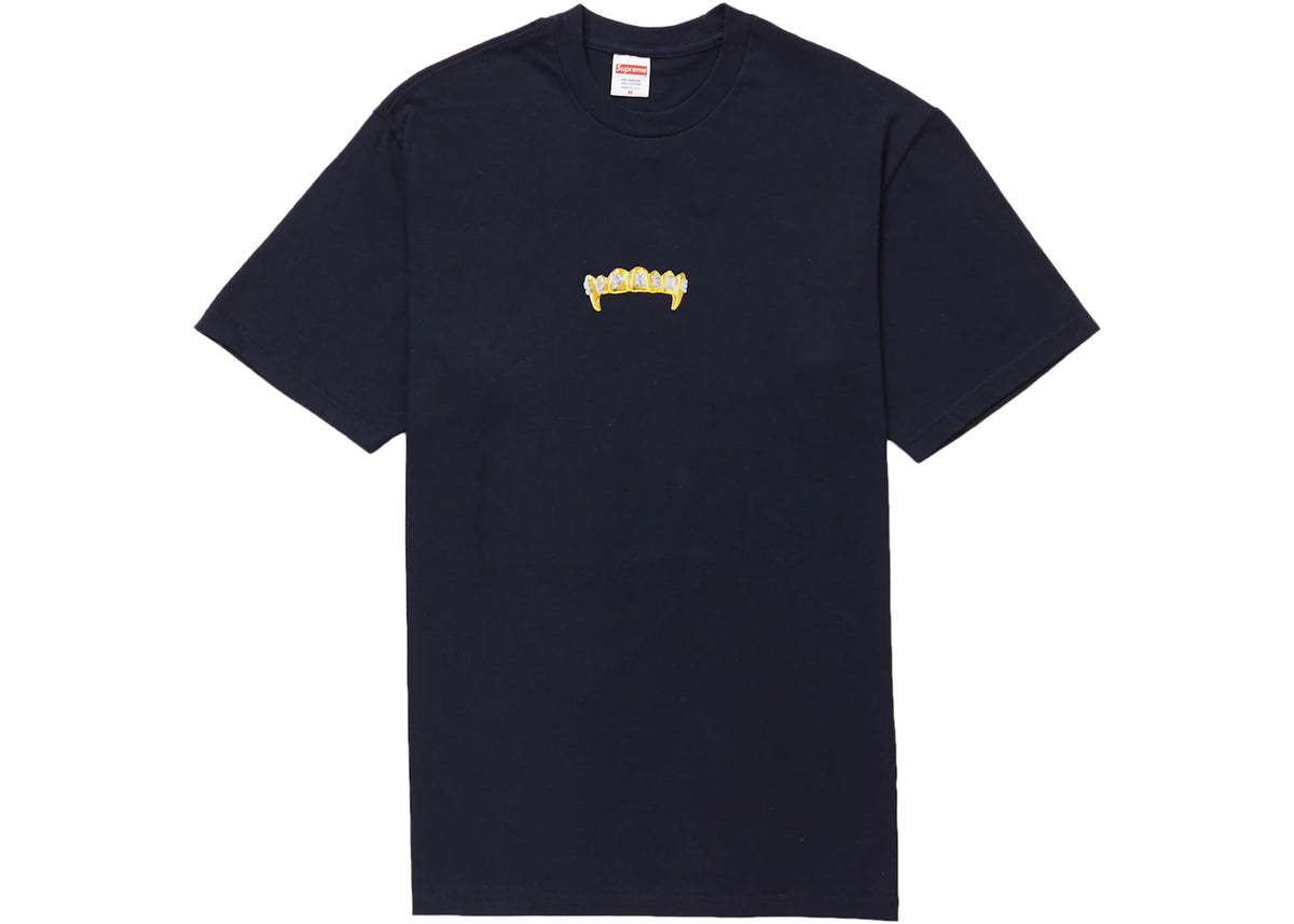 Supreme Fronts Tee Navy - vue secondaire A