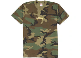Supreme Fronts Tee Woodland Camo - vue 360