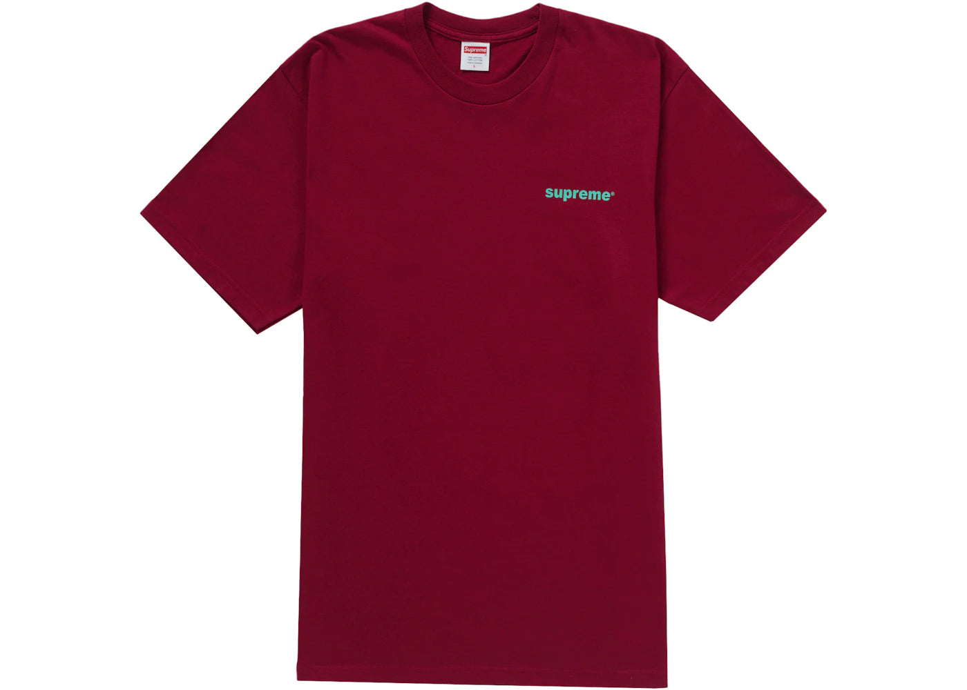 Supreme Fuck Money Tee Cardinal - vue secondaire B