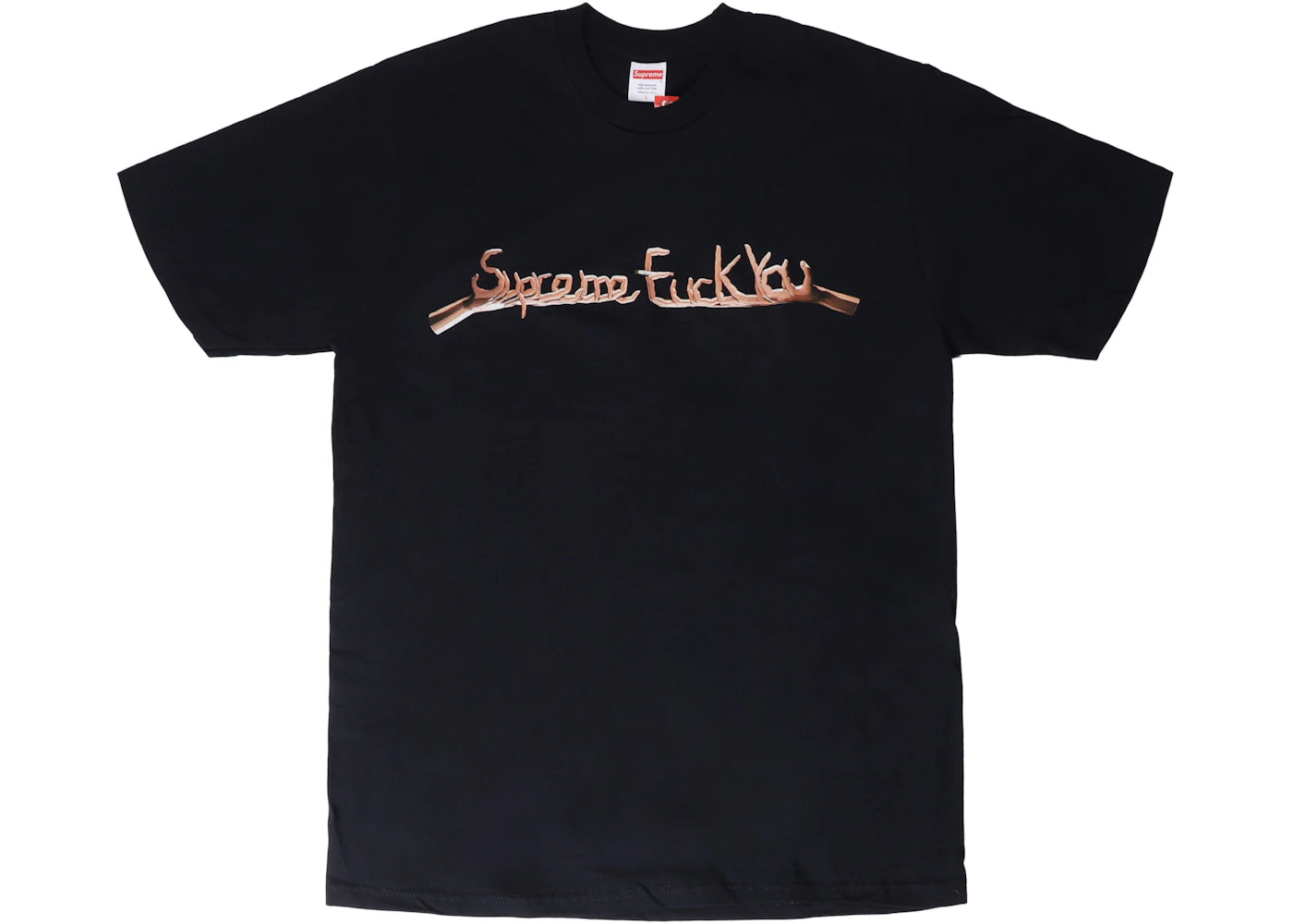 Supreme Fuck You Tee Black - vue 360