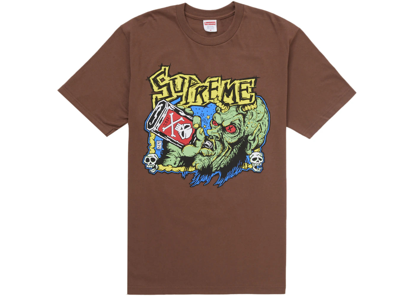 Supreme Fuckin Blowout Tee Brown - vue secondaire A