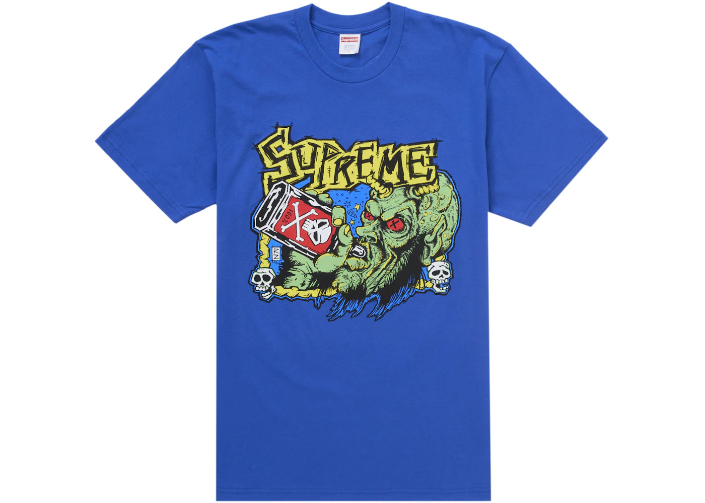 Supreme Fuckin Blowout Tee Royal - vue 360