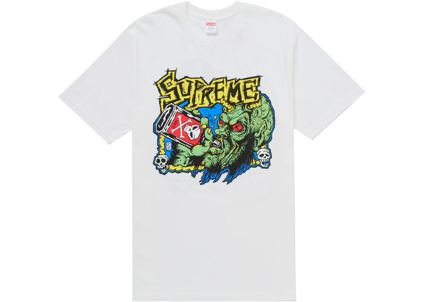 Supreme Fuckin Blowout Tee White - vue secondaire A