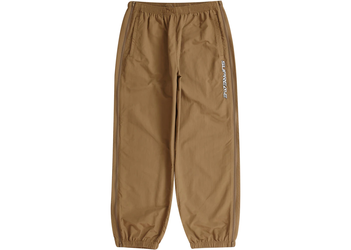 Supreme Full Zip Baggy Warm Up Pant Light Brown - vue secondaire A