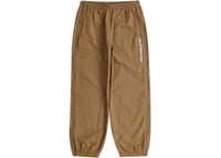 Supreme Full Zip Baggy Warm Up Pant Light Brown