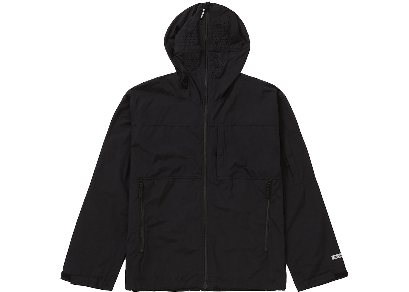 Supreme Full Zip Facemask Jacket Black - vue secondaire B