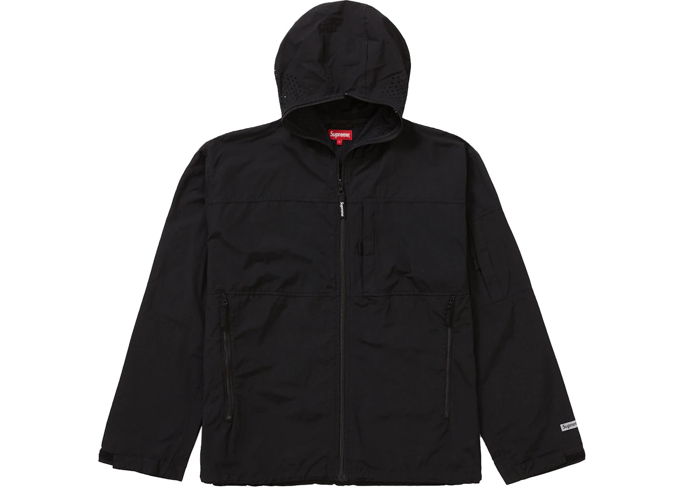 Supreme Full Zip Facemask Jacket Black - vue secondaire A