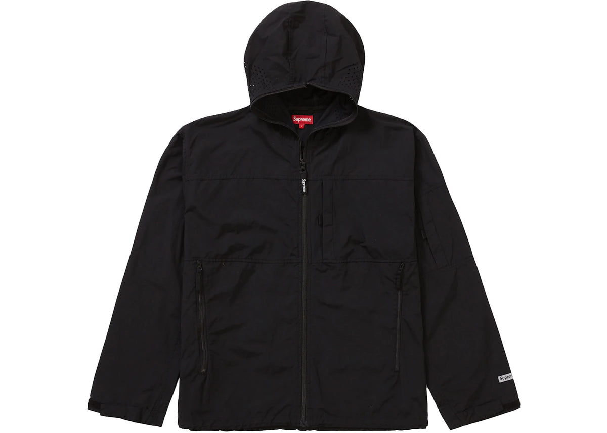 Supreme Full Zip Facemask Jacket Black - vue 360
