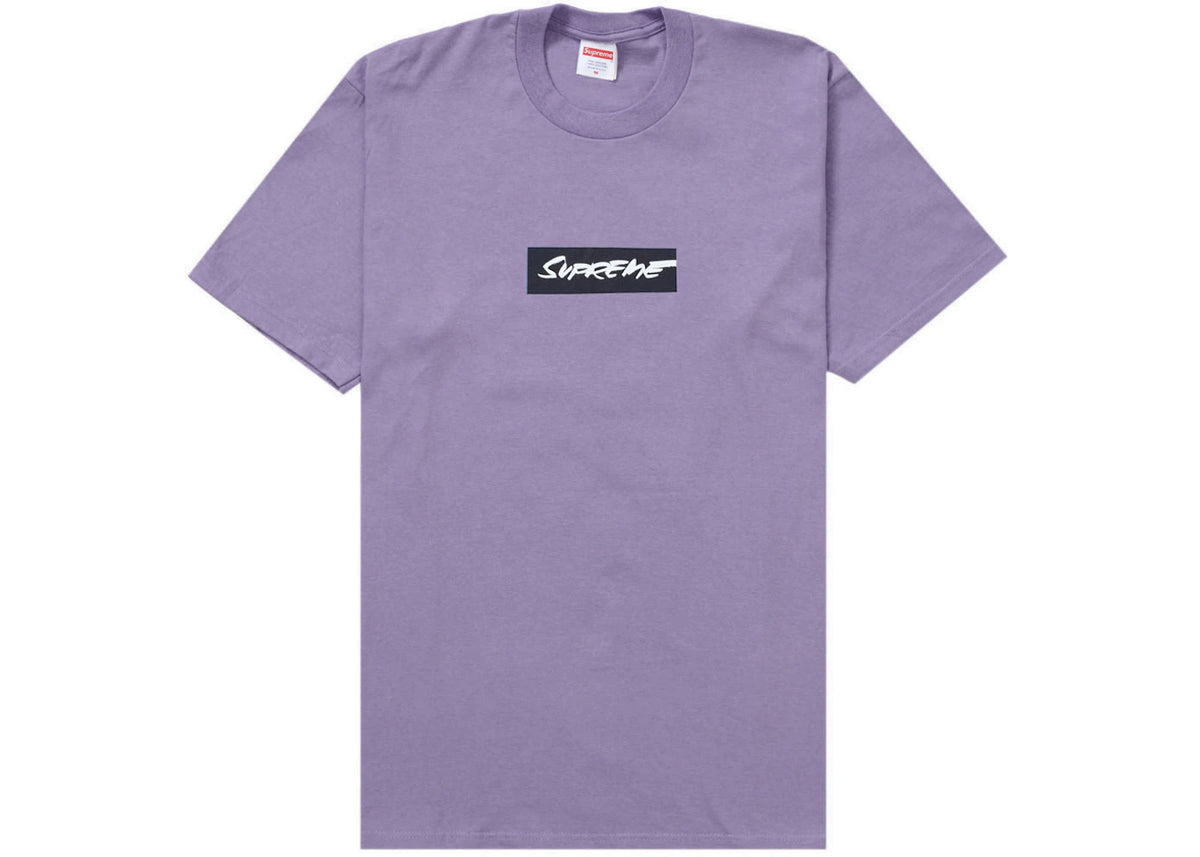 Supreme Futura Box Logo Tee Dusty Purple - vue secondaire A
