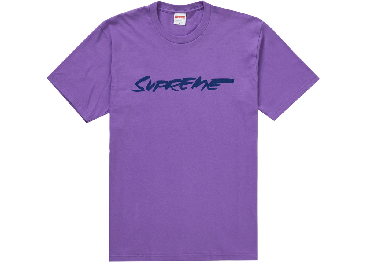Supreme Futura Logo Tee Purple - vue secondaire A