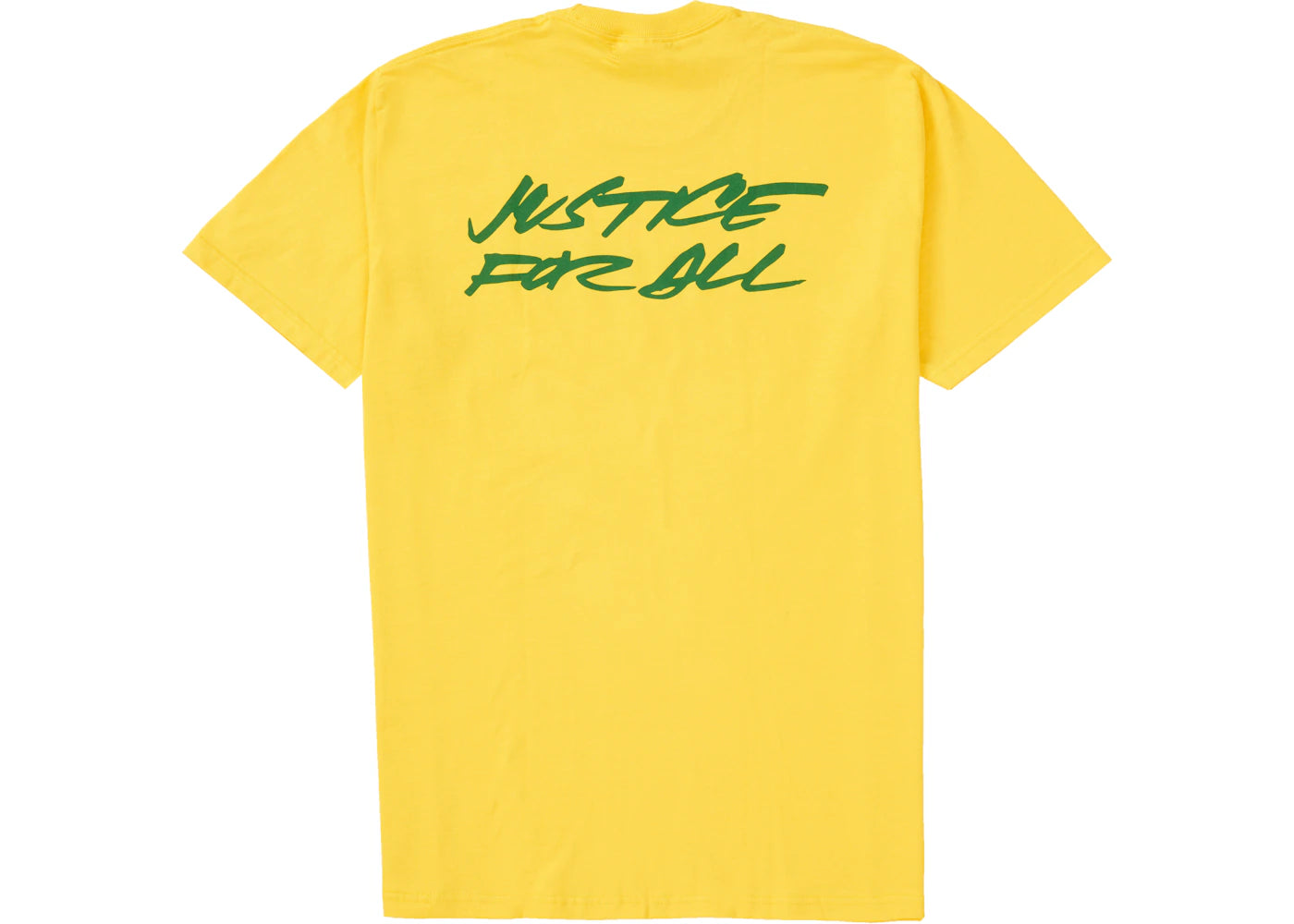 Supreme Futura Logo Tee Yellow - vue secondaire B