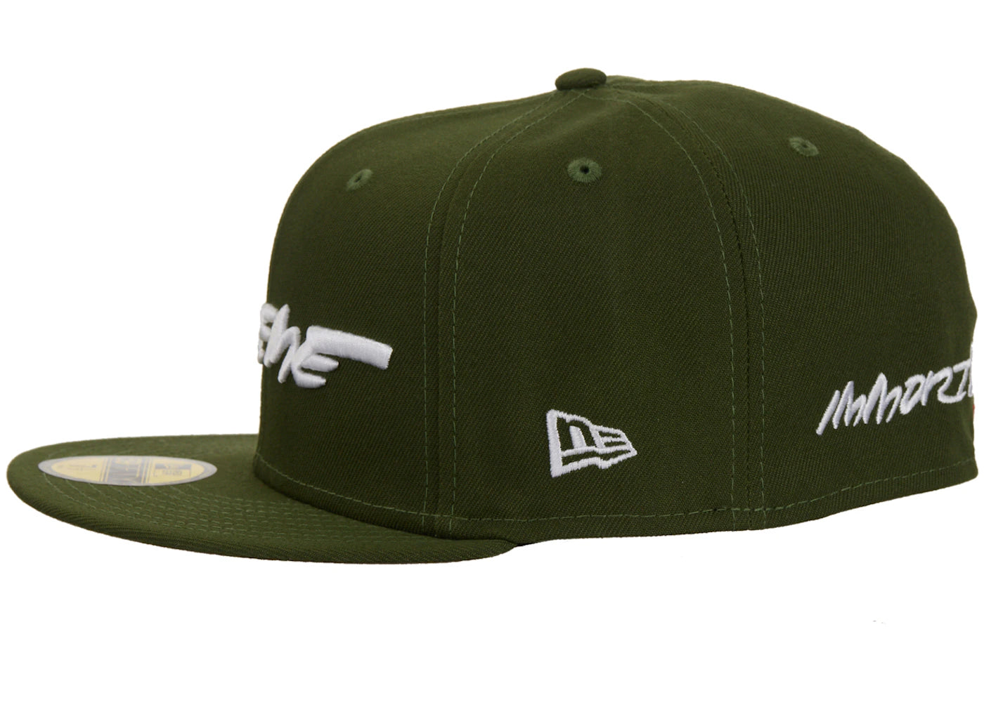 Supreme Futura New Era 59Fifty Fitted Hat Olive - vue secondaire A