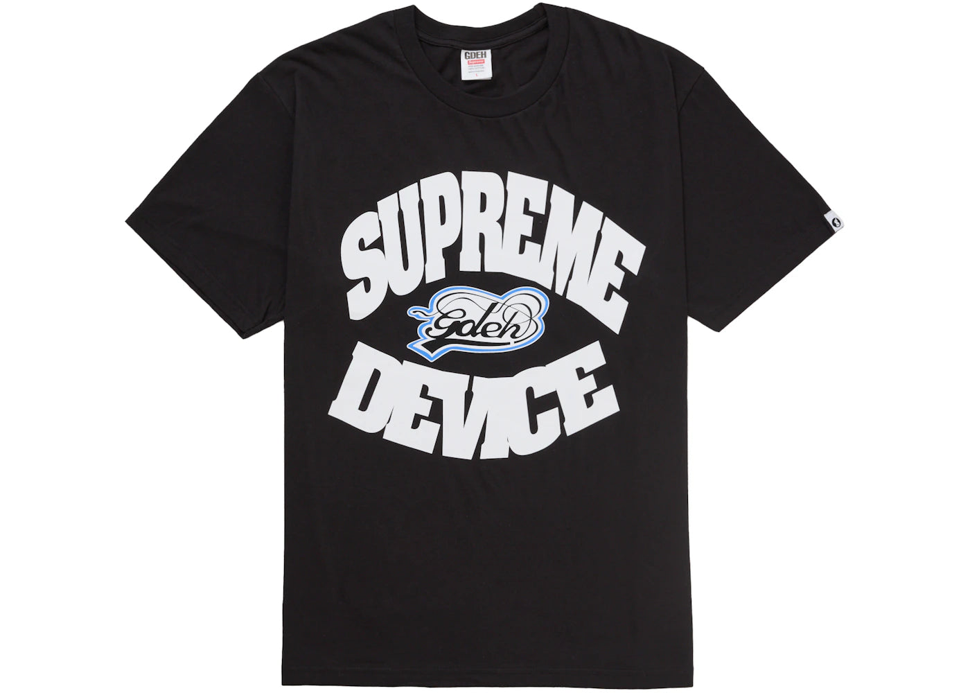 Supreme GOODENOUGH Device Tee Black - vue 360