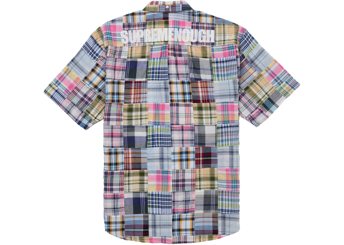 Supreme GOODENOUGH Patchwork S/S Shirt Multicolor - vue secondaire A