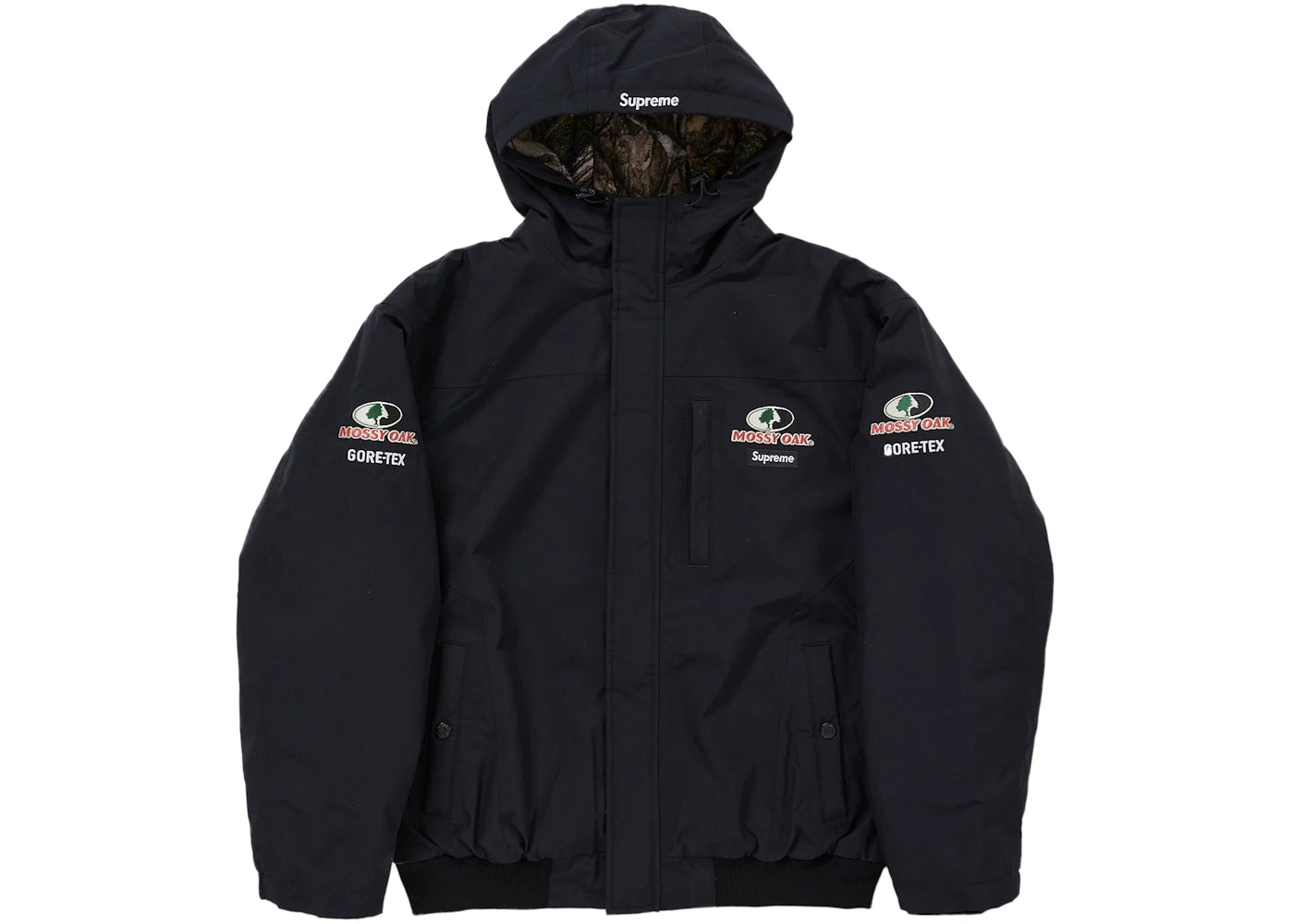 Supreme GORE-TEX Mossy Oak Jacket Black - vue secondaire A