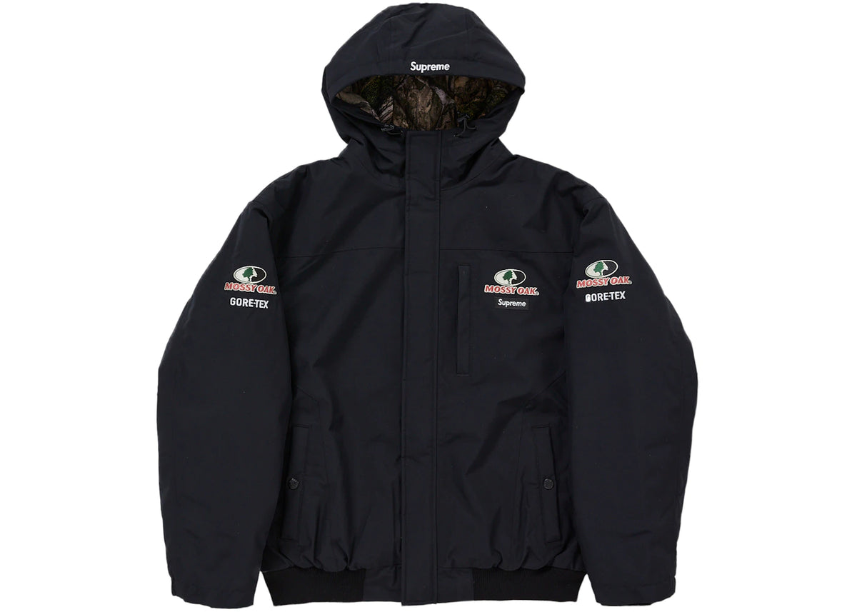 Supreme GORE-TEX Mossy Oak Jacket Black - vue 360