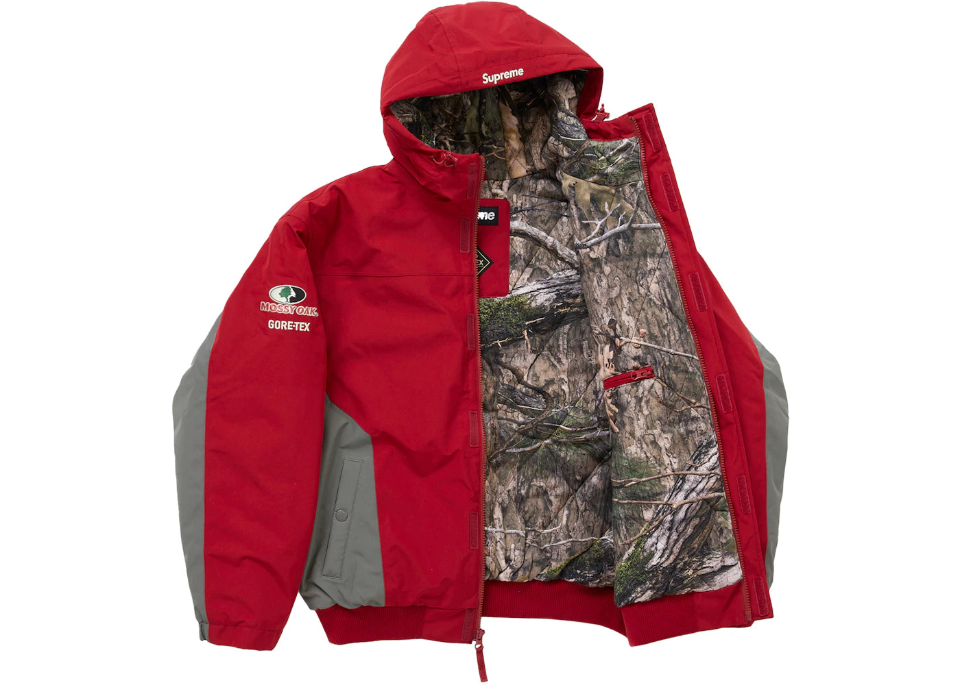 Supreme GORE-TEX Mossy Oak Jacket Red - vue secondaire A