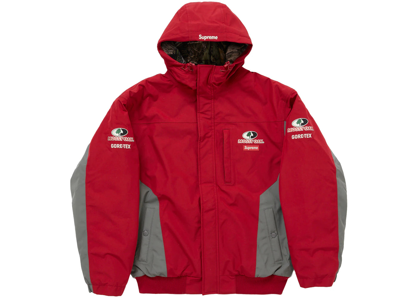 Supreme GORE-TEX Mossy Oak Jacket Red - vue 360