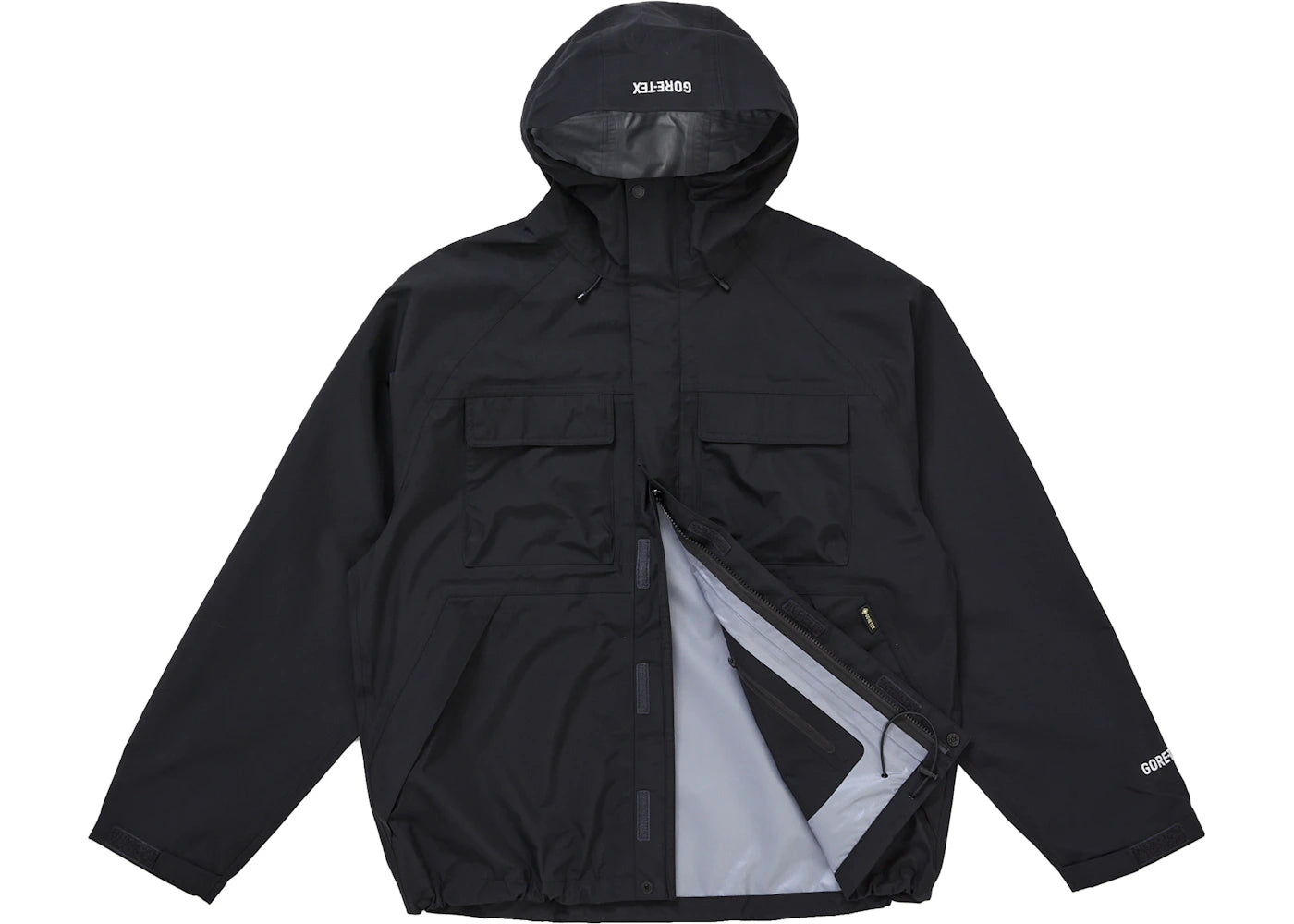 Supreme GORE-TEX Shell Jacket Black - vue secondaire B