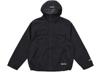 Supreme GORE-TEX Shell Jacket Black - apparel view 2