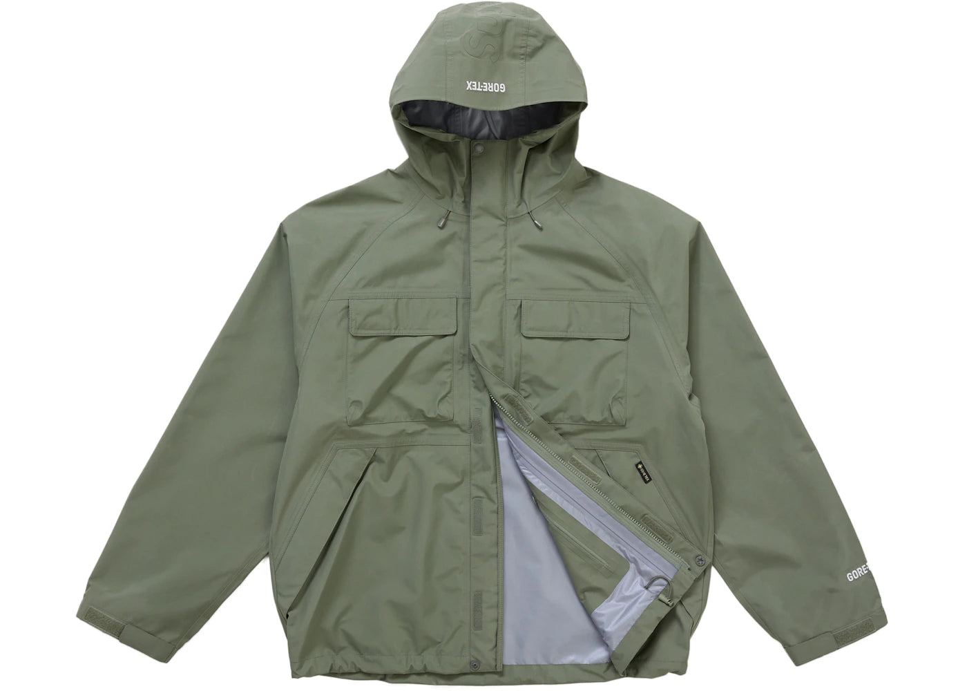 Supreme GORE-TEX Shell Jacket Olive - vue secondaire B