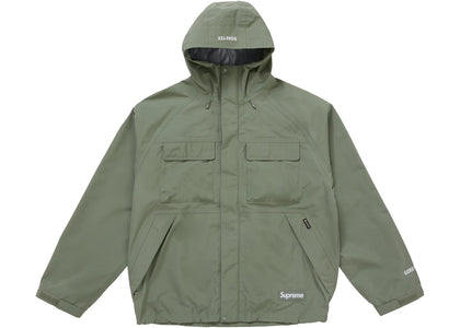 Supreme GORE-TEX Shell Jacket Olive - apparel view 2