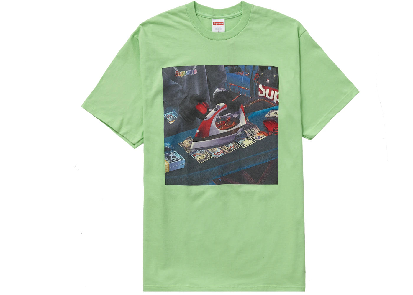 Supreme Gas Tee Lime - vue secondaire A