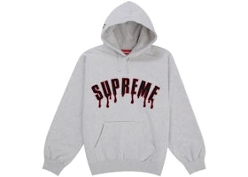 Supreme Ghostface Arc Hooded Sweatshirt Ash Grey - vue 360