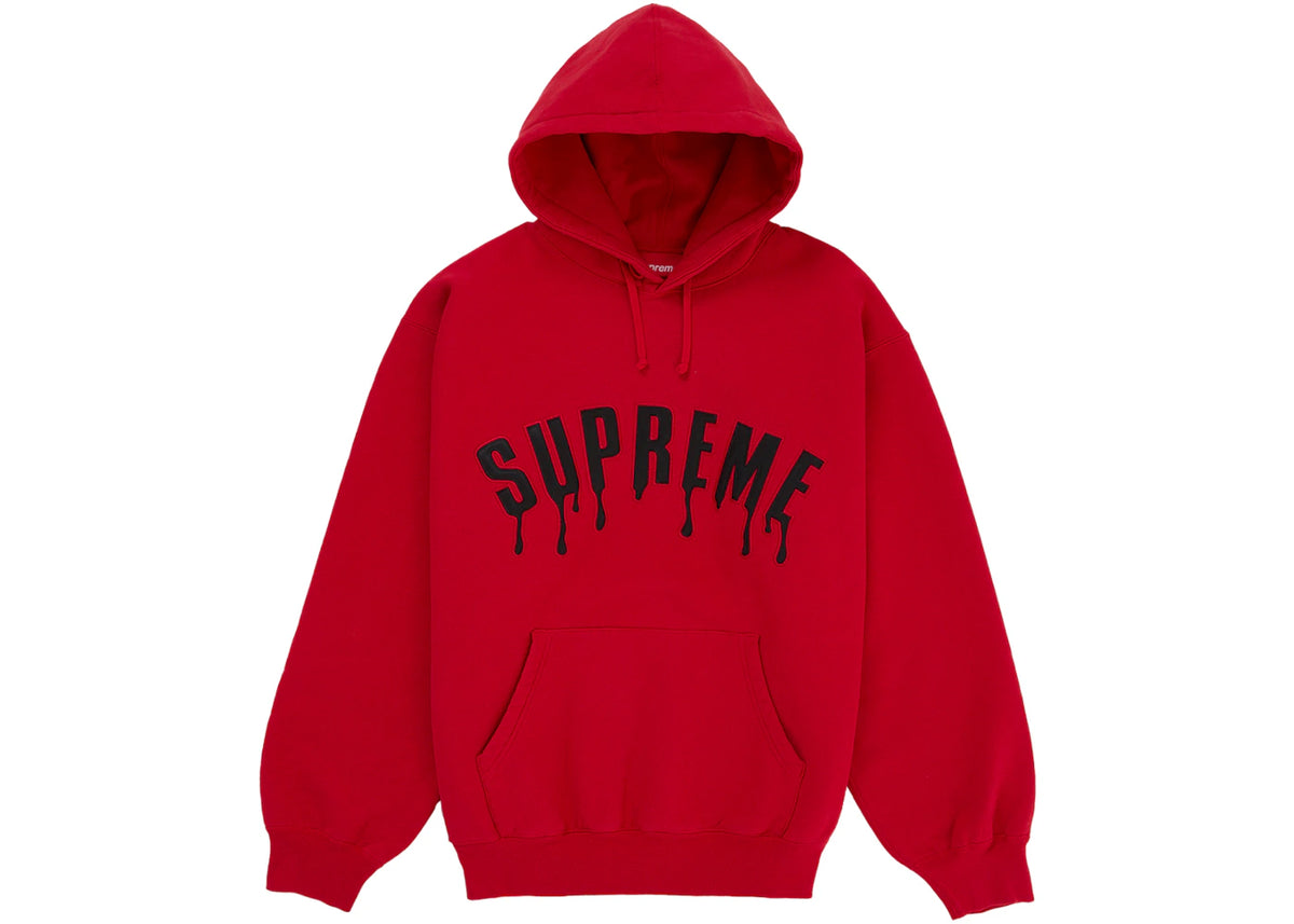 Supreme Ghostface Arc Hooded Sweatshirt Red - vue secondaire A