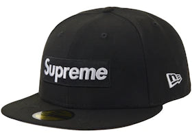 Supreme Ghostface Box Logo New Era 59Fifty Cap Black