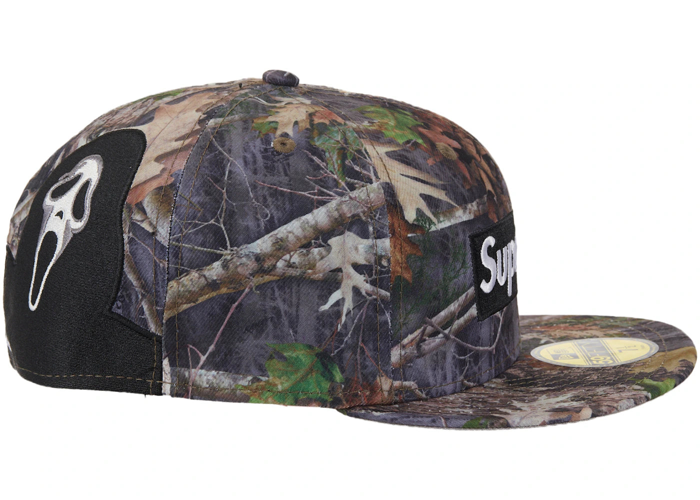 Supreme Ghostface Box Logo New Era 59Fifty Cap Camo - vue secondaire B