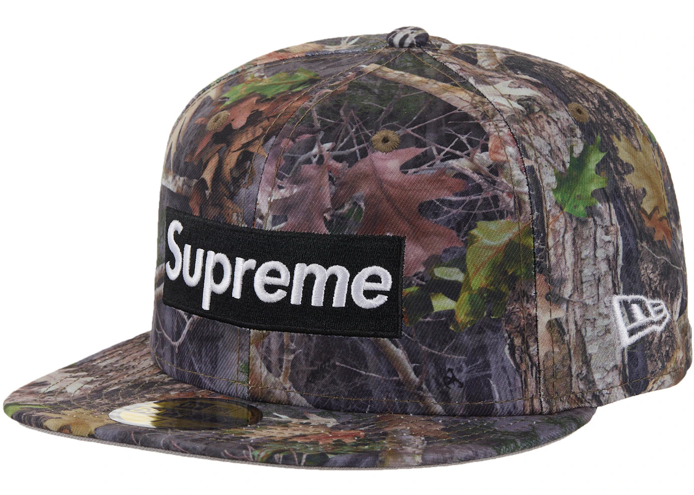 Supreme Ghostface Box Logo New Era 59Fifty Cap Camo - vue secondaire A