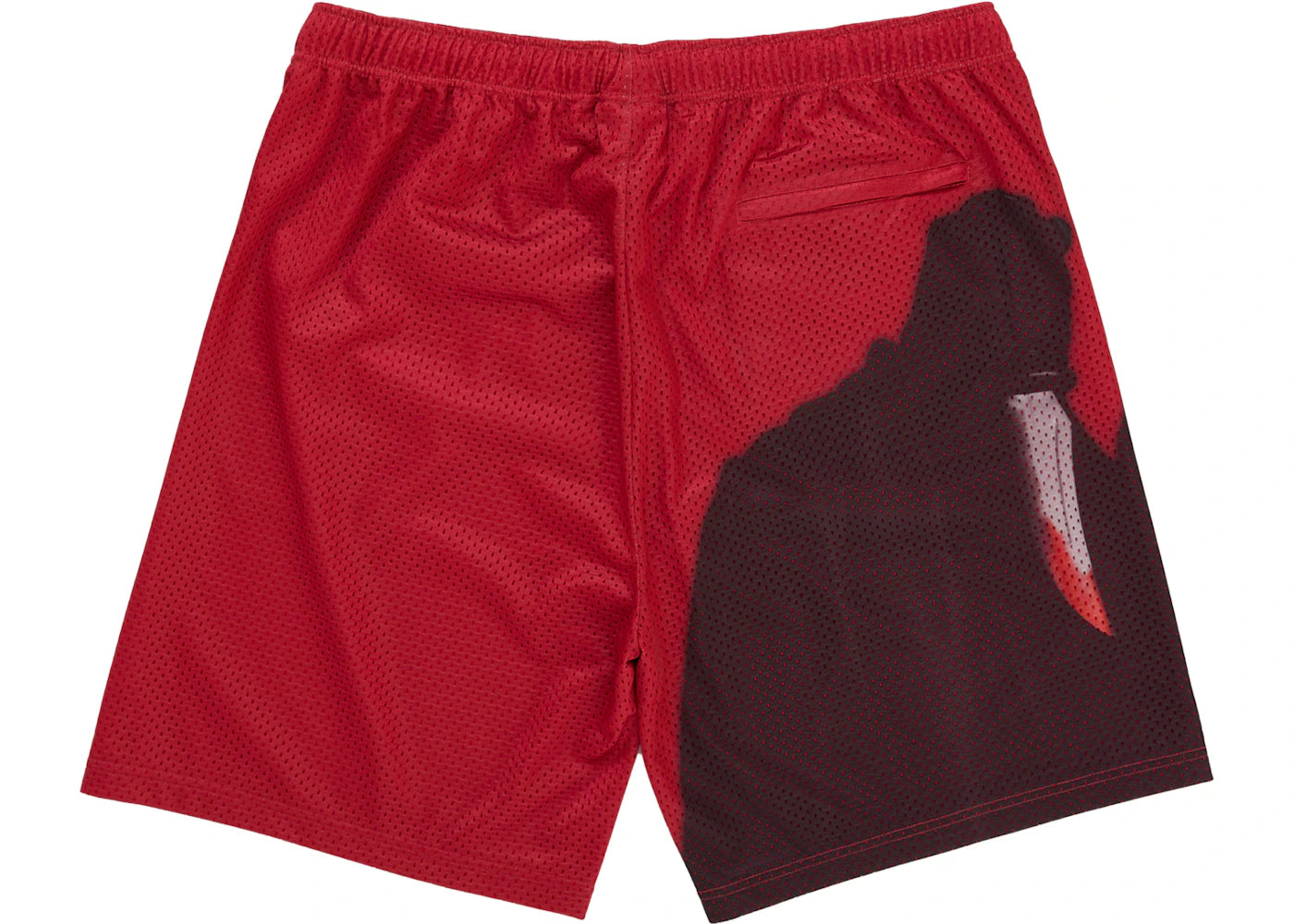 Supreme Ghostface Mesh Short Red - vue secondaire B