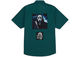 Supreme Ghostface S S Work Shirt Green