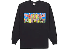 Supreme Gilbert & George DEATH AFTER LIFE L/S Tee Black - authentic Supreme product