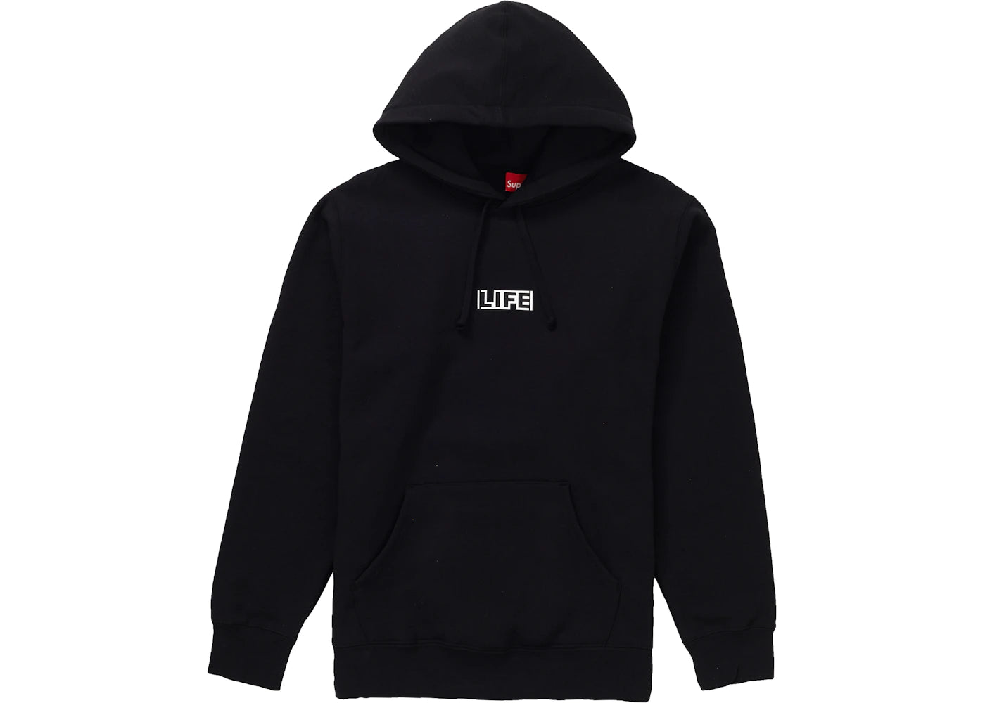 Supreme Gilbert & George LIFE Hooded Sweatshirt Black - vue 360