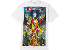 Supreme Gilbert & George LIFE Tee White - vue 360