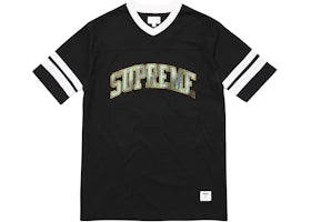 Supreme Glitter Arc Football Top Black - vue 360