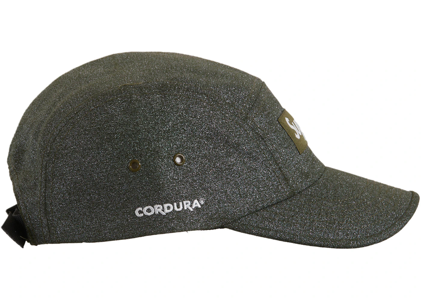 Supreme Glitter Cordura Camp Cap Olive - vue secondaire B
