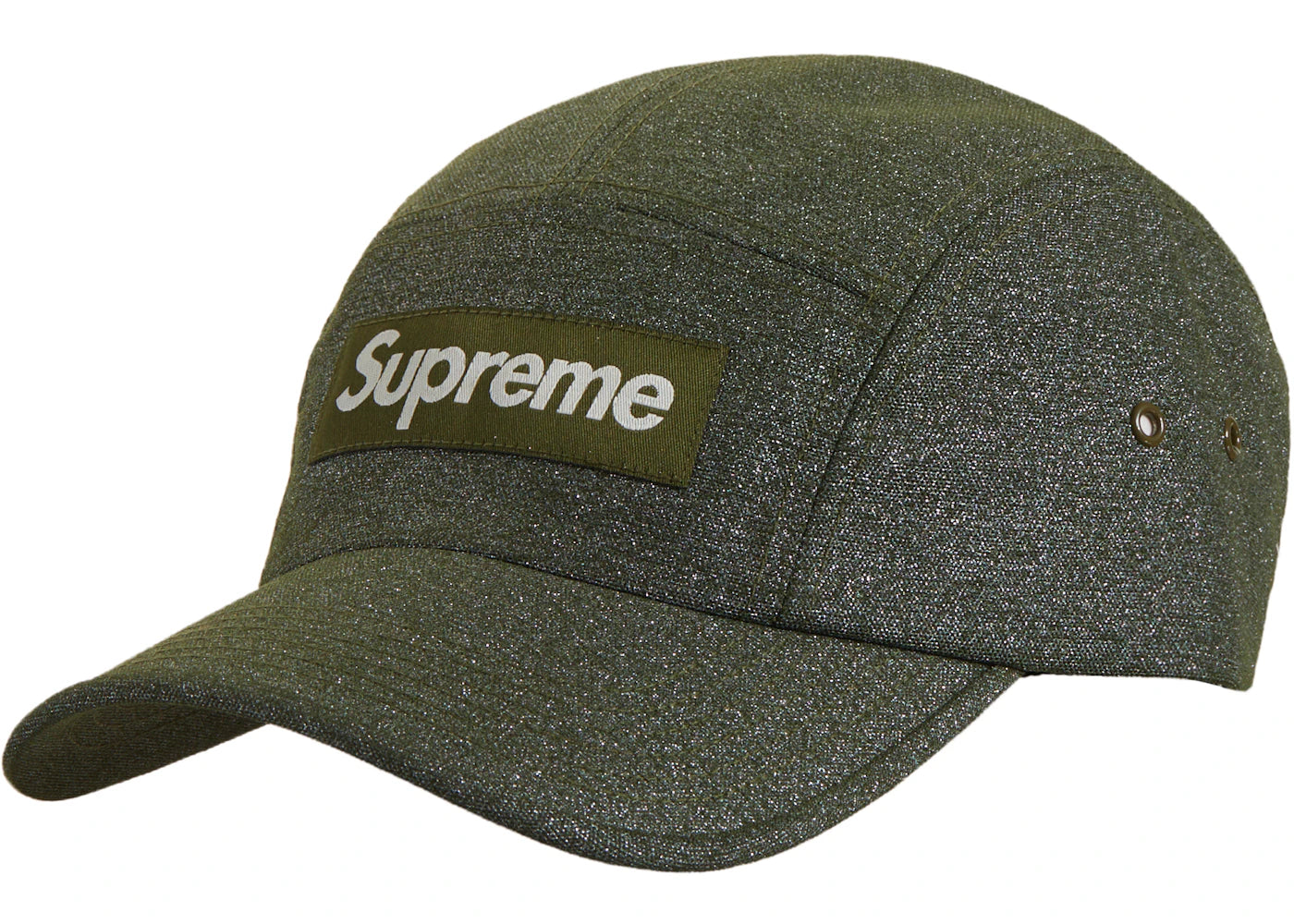 Supreme Glitter Cordura Camp Cap Olive - vue secondaire A